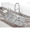 Ruvati 32" Low-Divide 50/50 Double Bowl Undermount 16 Gauge SS Kitchen Sink RVM4350 - alternate 5